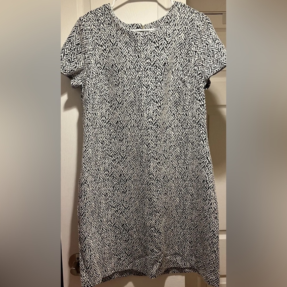 Calvin Klein Black and White Dress Size 12
